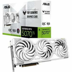ASUS TUF NVIDIA GeForce 5070 Ti 16 GB GDDR7 Graphic Card TUFRTX5070TIO16GWHITE