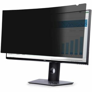 StarTech Privacy Screen For Dell U3824DW Curved Ultrawide 21:9 Monitor Double-Sided Computer Desktop Monitor Screen Protector TAA