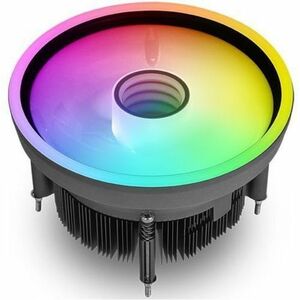 Thermaltake UX150-L ARGB CPU Cooler; Copper Base/Aluminum Fins; 130mm PWM Fan; 500~2400 RPM; LGA 1851/1700/1200/1156/1155/1151/1150; Infinity Mirror; 130W TDP; Black