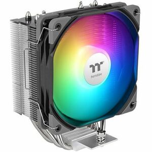 Thermaltake UX400 ARGB CPU Cooler; 4xØ6mm Copper Heatpipes; 120mm PWM Fan; 700~1800 RPM; Intel/AMD Compatible; Single Tower; 240W TDP; Black Thermaltake+UX400+ARGB+CPU+Cooler%3b+4x%c3%986mm+Copper+Heatpipes%3b+120mm+PWM+Fan%3b+700%7e1800+RPM%3b+Intel%2fAMD+Compatible%3b+Single+Tower%3b+240W+TDP%3b+Black