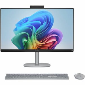 HP OmniStudio X 27-cs1000 27-cs1055t All-in-One Computer Intel Core Ultra 5 226V 16 GB 512 GB PCI Express NVMe 4.0 SSD 27" Full HD Desktop Meteor Silver Refurbished Intel Chip 1920 x 1080 Windows 11 Home Intel Arc Graphics LPDDR5X  B73M4AARABA