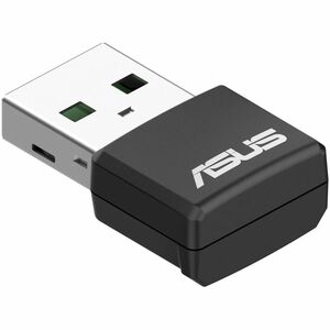Asus USB-AX57 Nano IEEE 802.11 a/b/g/n/ac/ax Dual Band Wi-Fi Adapter for Desktop Computer Notebook USBAX57Nano
