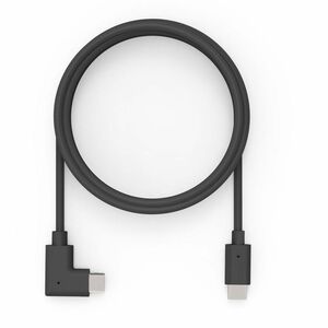 10ft+USB-C+to+USB-C+90-Degree+Power+Cable+Black