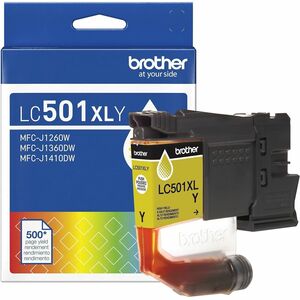 Brother+Genuine+LC501XLY+High+Yield+Yellow+Ink+Cartridge