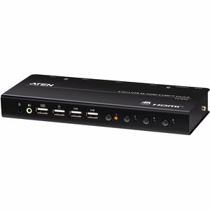 ATEN 4-Port USB 4K HDMI KVMP Switch Cables Included