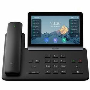 Yealink T88W Pro IP Phone Corded/Cordless Corded/Cordless Bluetooth Wi-Fi 10 Multiple Conferencing Wall Mountable Desktop Stand Mountable 1301228