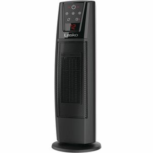 Lasko 1500W Digital Ceramic Tower Space Heater with Remote Control CT20111 Black