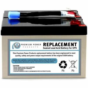 eReplacements replacement battery cartridge RBC6-ER for various APC BackUPS models