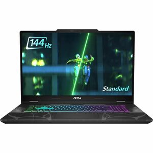MSI Cyborg 17 B2RWFKG-067US 17.3" Gaming Notebook Full HD 144 Hz Intel Core 9 270H 16 GB 1 TB SSD Translucent Black Intel Chip 1920 x 1080 Windows 11 Home NVIDIA GeForce RTX 5060 with 8 GB In-plane Switching IPS Technology Front  CYBORG17B2067