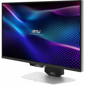 MSI MPG 274URDFW E16M 27" Class 4K UHD Gaming Mini LED Monitor 16:9 White 27" Viewable Rapid IPS Mini LED Backlight 3840 x 2160 1.07 Billion Colors Adaptive Sync 400 Nit 0.50 ms Swivel Height Pivot Tilt USB Type-C HDMI Displ MPG274URDFWE16M