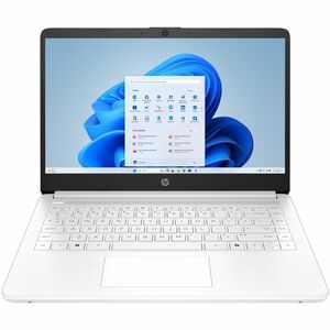 HP 14-d3000 14-dq3220nr 14" Touchscreen Notebook HD Intel Celeron N4500 4 GB 64 GB Flash Memory Snowflake White Refurbished Intel Chip 1366 x 768 Windows 11 Home in S mode Intel UHD Graphics Front Camera/Webcam 12 Hours Battery Run B89MTUARABA