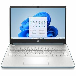 HP 14-d6000 14-dq6103ds 14" Touchscreen Notebook HD Intel N-Series N150 4 GB 128 GB Flash Memory Natural Silver Moonlight Blue Refurbished Intel Chip 1366 x 768 Windows 11 Home in S mode Intel UHD Graphics Front Camera/Webcam 11 H BK1P0UARABA