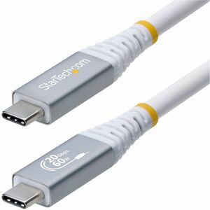 StarTech+10ft+USB4+Cable%2c+20Gbps%2c+USB-IF+Certified+USB-C+Cable%2c+60W%2c+4K120Hz+DP+2.1%2c+TPE+Jacket%2c+White