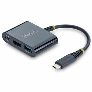 StarTech USB-C to HDMI Multiport Adapter with 140W PD Charging 4K 60Hz HDMI USB 5Gbps Hub Mini Dock 168BUSBCMULTIPORT
