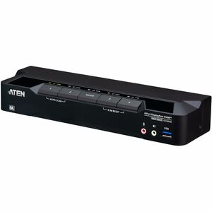 ATEN 4-Port USB 3.0 8K DisplayPort KVMP Switch Cables included