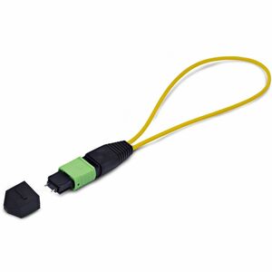 StarTech MPO Loopback Plug Single Mode 9/125 MPO-12 Male Fiber Loopback Adapter MPO/MTP Male Loopback Tester LOOPBACKMTP12OS2SMM