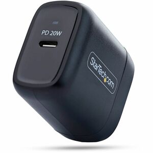 StarTech 20W USB-C Wall Charger Portable Charger with USB Power Delivery Fast Charging 5V/9V PD USB-C Charger Black StarTech+20W+USB-C+Wall+Charger+Portable+Charger+with+USB+Power+Delivery+Fast+Charging+5V%2f9V+PD+USB-C+Charger+Black
