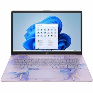 HP 17-c3000 17-cn3203ds 17.3" Touchscreen Notebook HD+ Intel N-Series N200 8 GB 256 GB SSD Winter Lavender Natural Silver Refurbished Intel Chip 1600 x 900 Windows 11 Home Intel Front Camera/Webcam 10 Hours Battery Run Time IEEE BK1G9UARABA