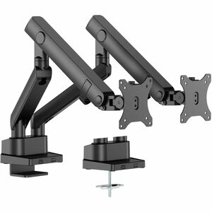 Dual 38" Mechanical Spring Monitor Arm Top Mount-Black Up to 38" Monitor Max Load up to 26.4 lbs each CEMT2U12S2