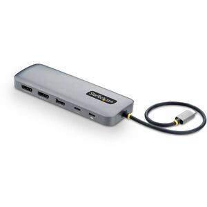 StarTech USB-C to Dual-DisplayPort Multiport Adapter 100W Power Delivery Charging 2x 4K 60Hz 5-Port 5Gbps Hub GbE Mini Dock 189BUSBCMULTIPORT StarTech+USB-C+to+Dual-DisplayPort+Multiport+Adapter+100W+Power+Delivery+Charging+2x+4K+60Hz+5-Port+5Gbps+Hub+GbE+Mini+Dock+189BUSBCMULTIPORT