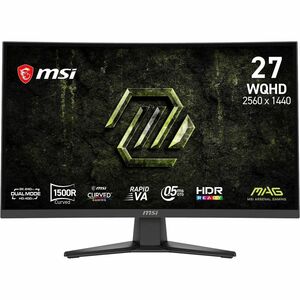 MSI MAG 275CQDF X24 Gaming Monitor 34" Rapid VA WQHD 400Hz Display HDMI DisplayPort VESA 100x100 HDR-Ready MAG275CQDFX24