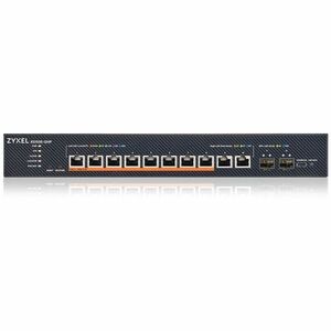 ZYXEL 8-port 10G Multi-Gig PoE Lite-L3 Smart Managed Switch with 4 10G Uplink XS193512HP
