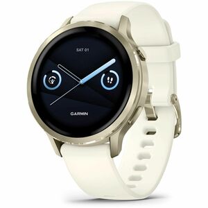 Garmin Venu 4 41 mm Lunar Gold with Bone Silicone Band 0100301300