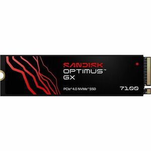 SanDisk Optimus GX 7100 SDSP71100TAN-000E0 1 TB Solid State Drive M.2 2280 Internal PCI Express NVMe PCI Express NVMe 4.0 x4 Notebook Handheld Gaming Console Device Supported SDSP71100TAN000E0
