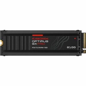 SanDisk Optimus GX PRO 8100 SDSP82200TAH-000E0 2 TB Solid State Drive M.2 2280 Internal PCI Express NVMe PCI Express NVMe 5.0 x4 Gaming PC Workstation Device Supported 1200 TB TBW 1 SDSP82200TAH000E0