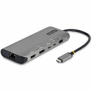 StarTech USB4 Multiport Adapter Driverless Dual-4K for macOS and Windows 140W Power Delivery Charging 10Gbps Hub 2.5GbE StarTech+USB4+Multiport+Adapter+Driverless+Dual-4K+for+macOS+and+Windows+140W+Power+Delivery+Charging+10Gbps+Hub+2.5GbE