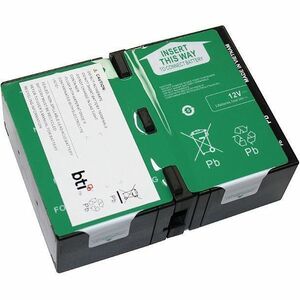BTI APCRBC124-TAA 12V 2-CELL LEAD ACID UPS BATTERY REPLACES APCRBC124 RBC124 TAA-Compliant 2 YR WARRANTY APCRBC124TAA