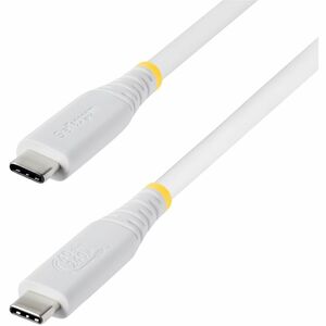 StarTech 1.5ft 45cm USB4 Cable 40Gbps USB-IF Certified USB-C Cable 240W 8K 60Hz/4K 240Hz DP2.1 Thunderbolt 4 Compatible White CC18IN40GUSB4TPW StarTech+1.5ft+45cm+USB4+Cable+40Gbps+USB-IF+Certified+USB-C+Cable+240W+8K+60Hz%2f4K+240Hz+DP2.1+Thunderbolt+4+Compatible+White+CC18IN40GUSB4TPW