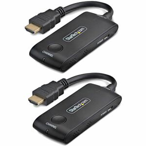 StarTech Wireless HDMI Extender 4K 60Hz 65ft Range USB Powered Plug-and-Play Transmitter and Receiver Kit 4KHDMIWIRELESS65FT