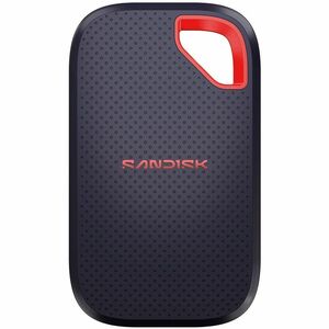SanDisk Extreme Portable SDSSDE70-2T00-G25 2 TB Portable Solid State Drive External Black USB 3.1 Type C 256-bit AES Encryption Standard SDSSDE702T00G25