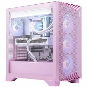 MSI Aegis RS2 AI C2NVM7-2254US Gaming Desktop PC Intel Core Ultra 7 270K Plus GeForce RTX 5060 Ti 8G White 32GB DDR5 1TB NVMe SSD Liquid Cooling Windows 11 Home Pink