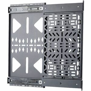 StarTech Slide-Out AV Component Storage Panel Cable Box and Accessories Mounting Up to 22lb 10kg Slim Behind-TV Media Wall Mount 1SAVWALLMOUNT