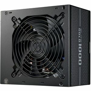Cooler Master Elite Gold MPW-A001-AFAG 1000W Power Supply ATX 120 V AC 230 V AC Input 5 V 3.3 V 12 V -12 V 5 V SB Output 1012 W Active PFC 1 +12V Rails PCI Express Connector 5.1 1 Fan 90% Efficiency MPXA005AFAGBUS
