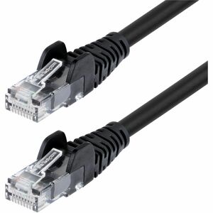 StarTech 75ft Black Cat6 Ethernet Cable Snagless RJ45 UTP 24AWG Bare Copper Wire Network Patch Cord CAT6UTP75FTBK