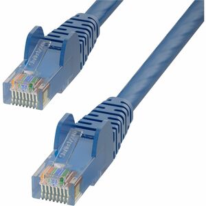 StarTech 50ft Blue Cat6 Ethernet Cable Snagless RJ45 UTP 24AWG Bare Copper Wire Network Patch Cord CAT6UTP50FTBL