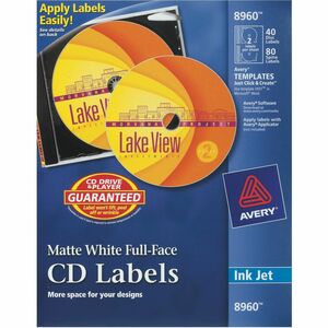 Avery Full Face CD Labels