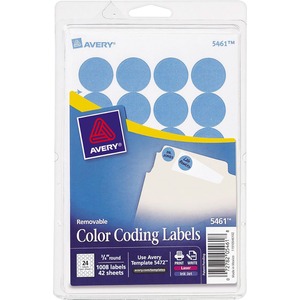Avery Round Color Coding Label