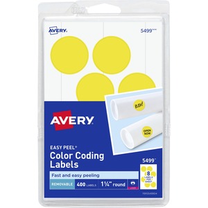 Avery Round Color Coding Label