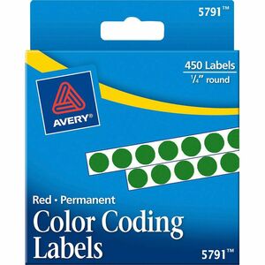 Avery Round Color Coded Label