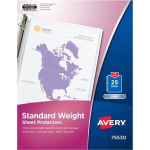 Avery Standard Weight Sheet Protector