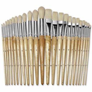 ChenilleKraft Round Wood Paint Brush Set