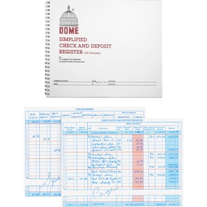 Dome Publishing Check And Deposit Register