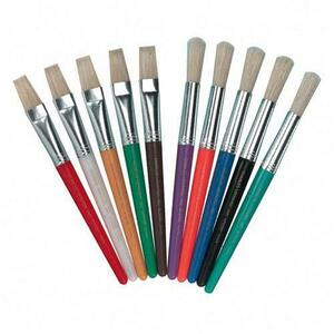 CLI Bright Colored Flat Stubby Brushes