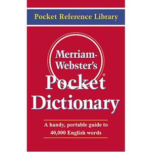 Merriam-Webster Red Pocket Dictionary