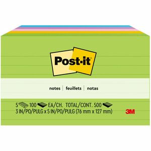 3M Post-it Notes Ultra Assorted Lined Pads