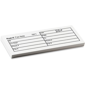 3M Post-it Recycled Fax Transmittal Pads